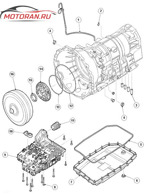 устройство коробки передач zf 6hp26