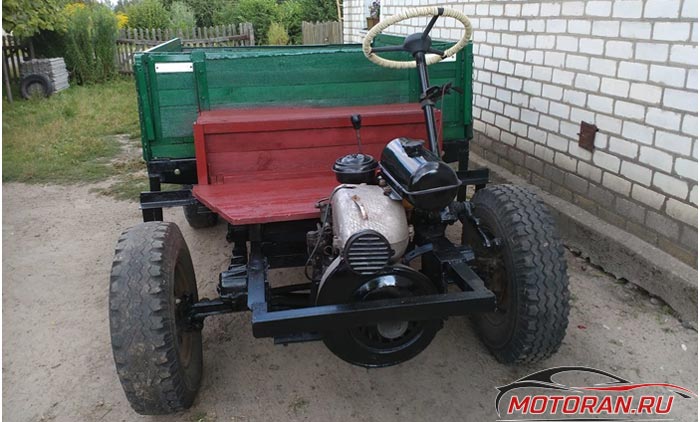 ЗИД на тракторе с кузовом